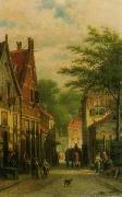 European city landscape, street landsacpe, construction, frontstore, building and architecture. 319 unknow artist